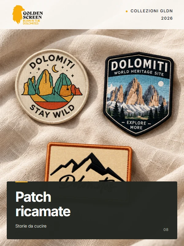 Copertina GLDN Patch ricamate 2026