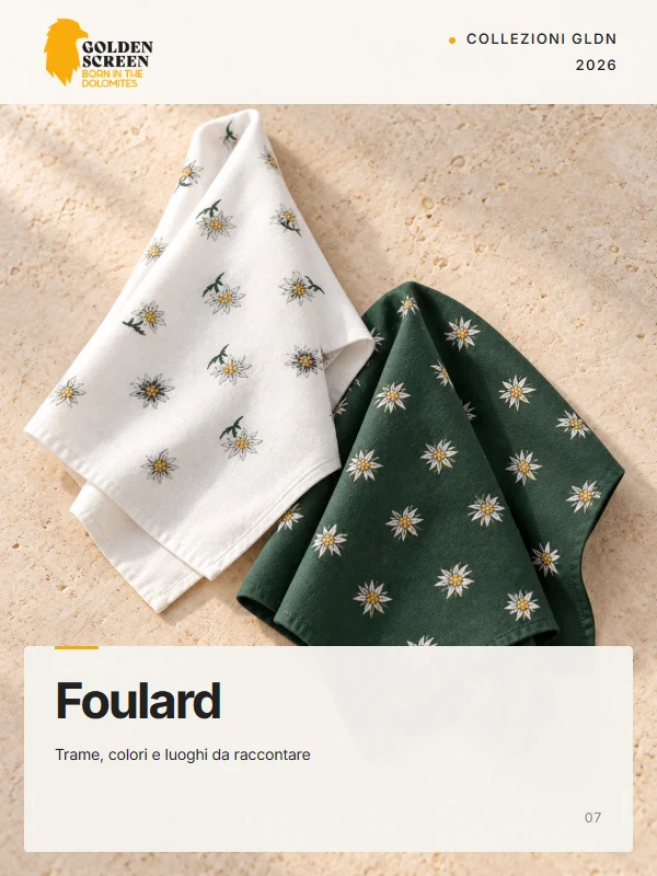 Copertina GLDN Foulard  2026