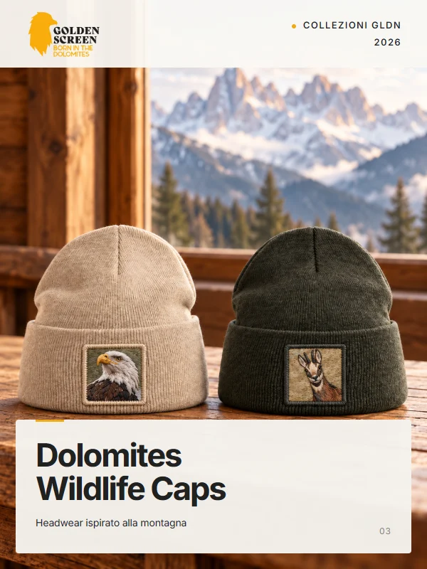 Copertina GLDN Dolomites Wildlife Caps 2026