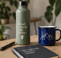 Home 4 Borraccia, tazza e taccuino personalizzati